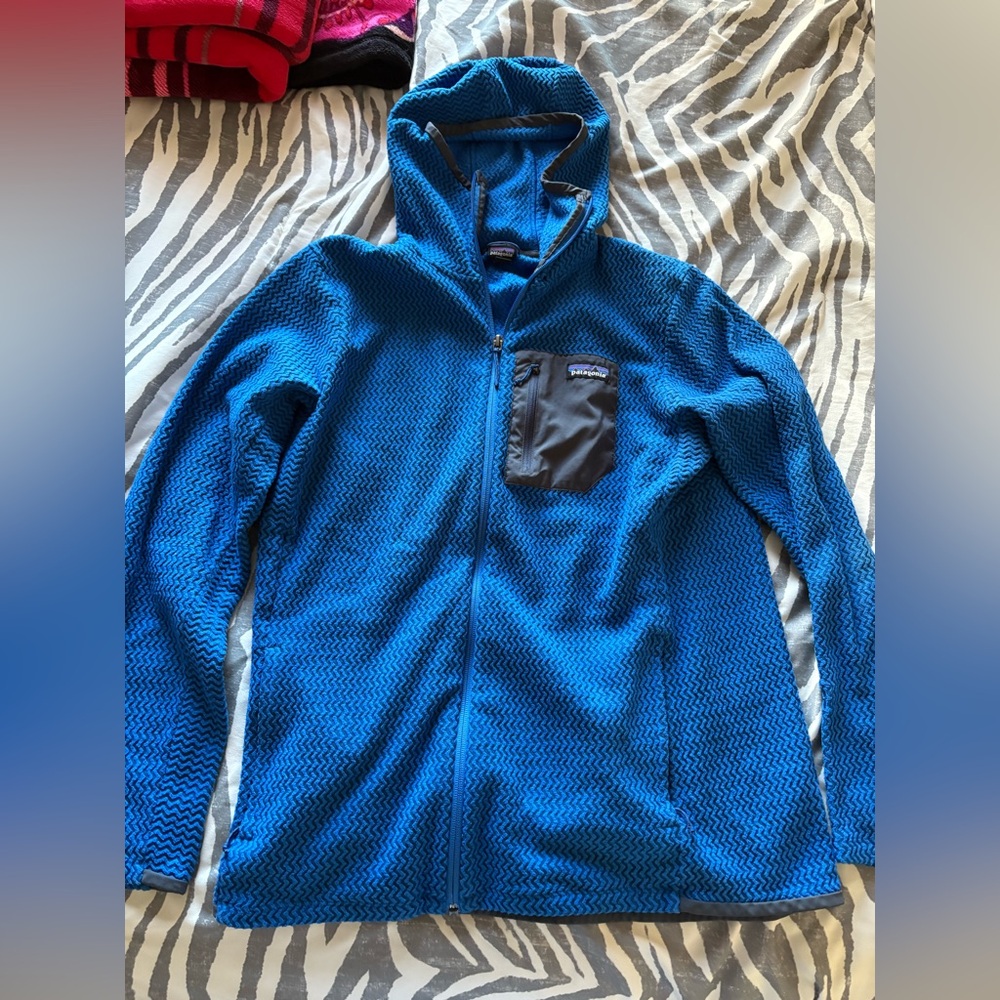 Patagonia blue zip up